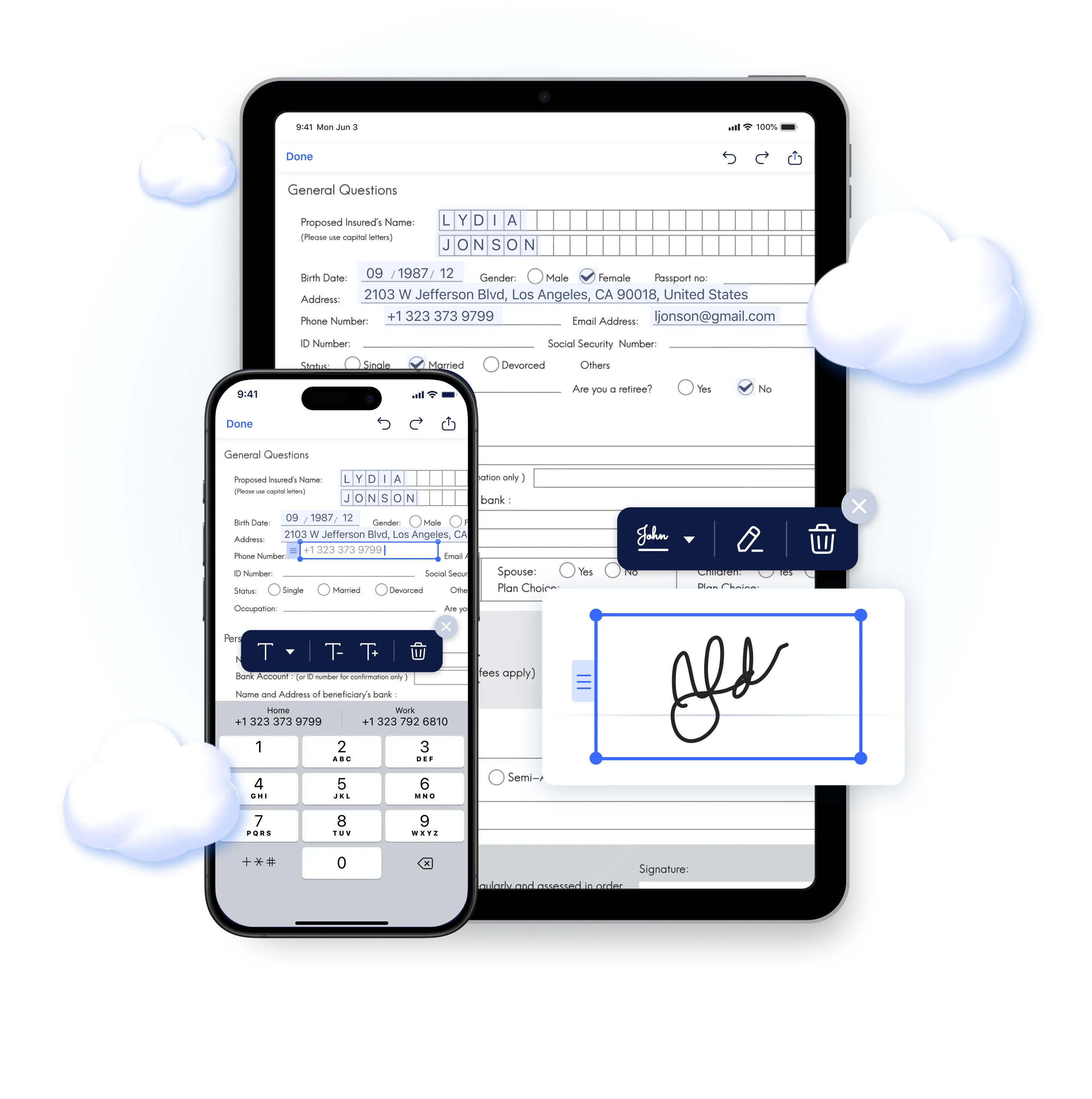 case banner